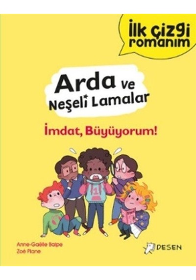 İlk Çizgi Romanım - Arda Ve Neşeli Lamalar: İmdat, Büyüyorum ...