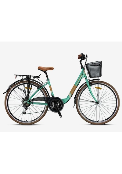 Kron Tetra 3.0 - 28 Jant City Bike - 15' - 21 Vites - V.b. - Mint Yeşili-kahverengi/bej Mint Yeşili Kron Tetra 3.0 - 28 Jant City Bike - 15' - 21 Vites - V.b. - Mint Yeşili-kahverengi/bej Mint Yeşili