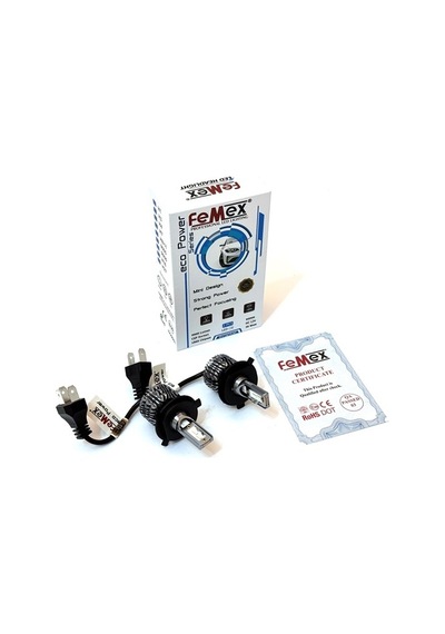 Femex Eco Power Buz Mavi 8000k Csp Chipset H4 Led Xenon Led Headlight