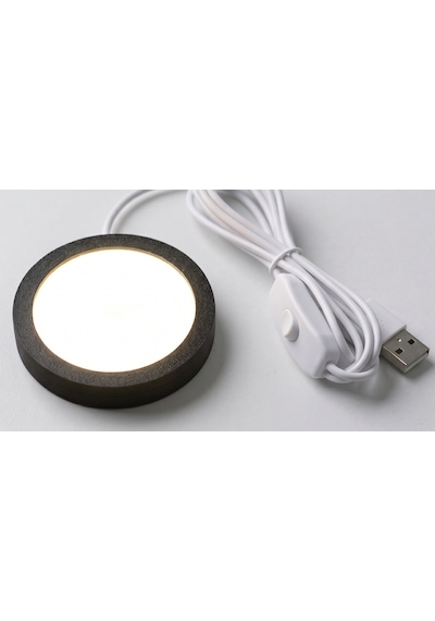 Led Lamp - Kit 001 Uyumlu 3d Yazıcı Lamba Donanım Kiti Beyaz Bambu Lab Mh001 Tam Uyumlu + Şarj Adaptörü Hediyeli Siyah