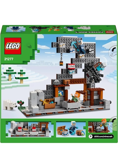 LEGO® Minecraft® Kazma Madeni 21277 - 8 Yaş ve Üzeri Çocuklar için Video Oyunu Temalı, Dekoratif Yaratıcı Oyuncak Yapım Seti (530 Parça)