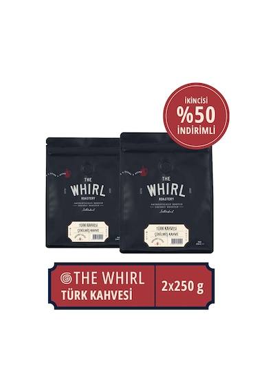 The Whirl Çekilmiş Türk Kahvesi 2 x 250 G