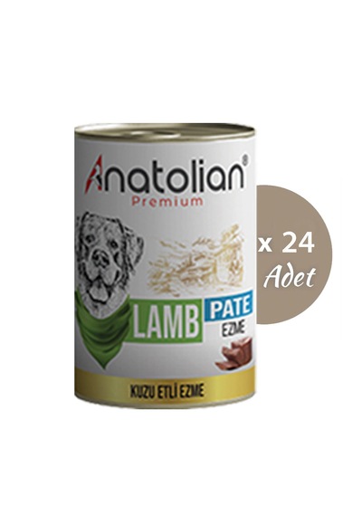 Anatolian Premium Kuzulu Ezme Yetişkin Köpek Konservesi 24 X 400 G