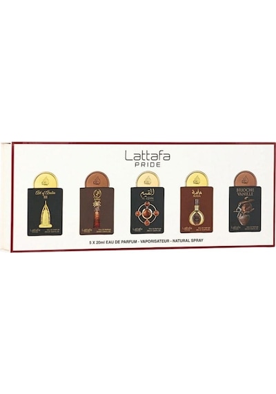 Lattafa Pride 5 X 20 Ml Edp Gift Set Box 04 Unisex Parfüm Seti Aromatik