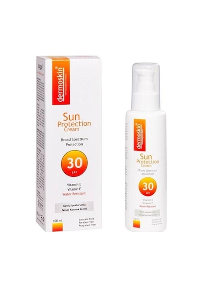 Dermoskin Sun Protection Cream Spf 30 100 Ml Güneş Kremi - Diş Beyazlatıcı Köpük Hediye