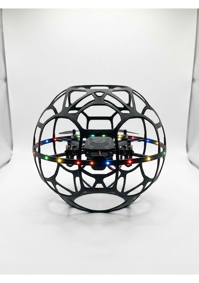 Led Işıklı Futbol Topu Mini Drone Akıllı Sensörlü El Kontrollü