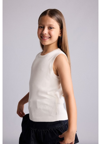 Defacto Halter Yaka Ecru Atlet Kız Çocuk H0709a826smer105 Ekru-er105