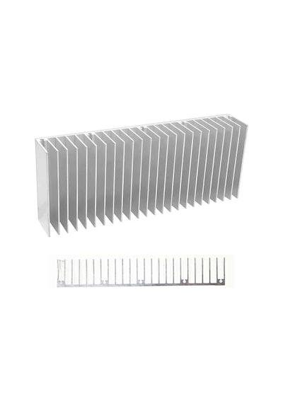 15cm X 6cm X 2.5cm Alüminyum Metal Soğutucu Blok Radyatör Peltier Isı Düşürücü Amfi Led Entegre