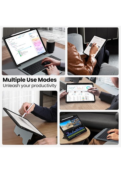 İpad Pro 11 İnç M4 2024 İçin Klavye Kılıfı