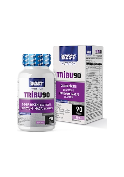 West Nutrition Tribu90 Demir Dikeni & Lepidyum 1250 Mg. 90 Tablet-Tribulus Pillbox Hap Kutusu West Nutrition Tribu90 Demir Dikeni & Lepidyum 1250 Mg. 90 Tablet-Tribulus Pillbox Hap Kutusu