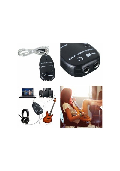 Usb Gitar Link Kablosu Usb Arayüz Kablosu Ses Bağlantısı Pc Kayıt Adaptörü