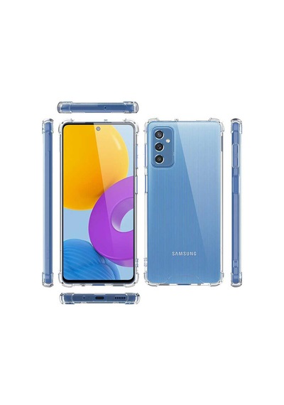 Galaxy Uyumlu M52 Kılıf Nitro Anti Shock Silikon - Renksiz Renksiz Renksiz