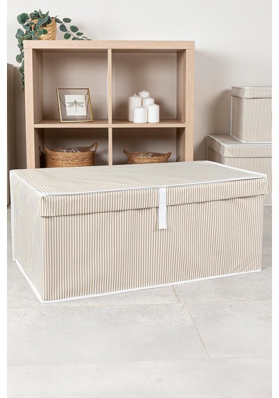 Çok Amaçlı Kutu Mega Plus Kahverengi 1 Adet 70x40x30 Cm 70 X 40 Kumaş Kahverengi Tr Diğer