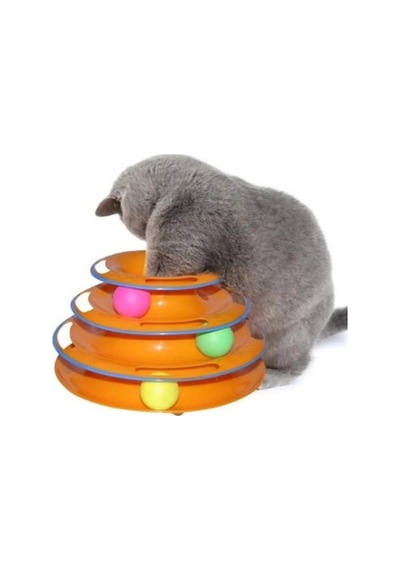 3 Katlı Kedi Oyuncağı
