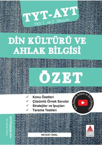 Tyt Ayt Din Kültürü Ve Ahlak Bilgisi Özet 1 Ve 2 Oturum Delta Yay (538886758)