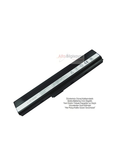 Alfabilgisayar Asus Uyumlu K52F-Ex855D. K52F-Ex855O Batarya Güçlü Güvenli A+++ Pil