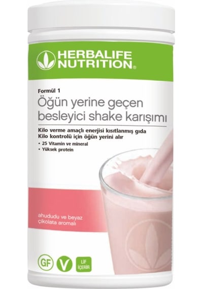 Herbalife Nutrition Shake Ahududu ve Beyaz Çikolata Aromali