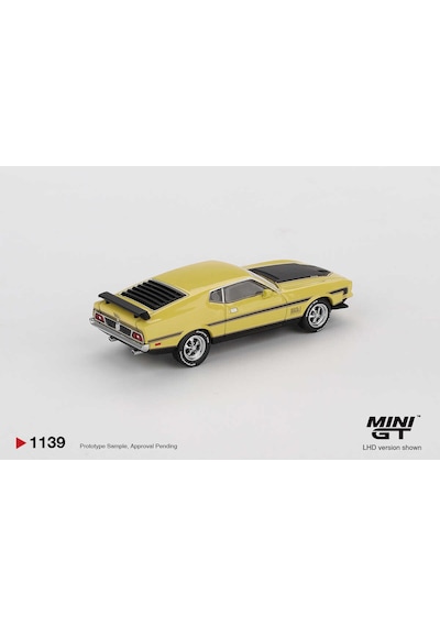 Mini Gt 1139 1/64 Ford Mustang Mach1 Grabber Yellow