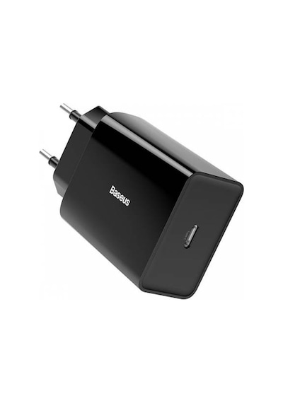Baseus Akıllı Şarj 18W PD Type-C Hızlı Şarj Adaptörü, Uyumlu MacBook Pro,Android ve iOS