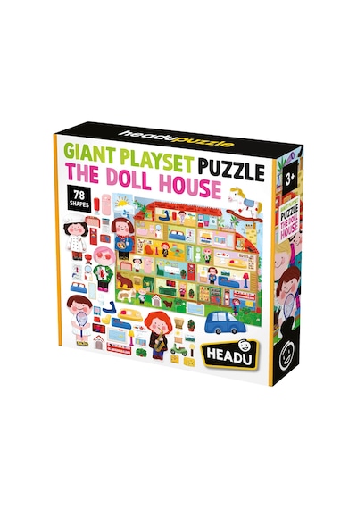 Headu Giant Playset Puzzle The Doll House