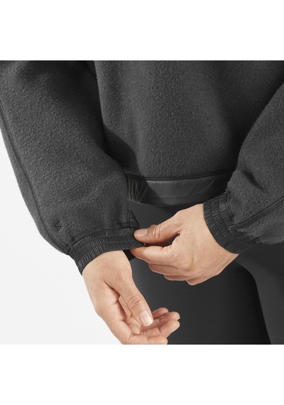 Salomon Chroma Fleece Crop W Siyah