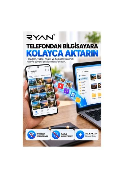 128 Gb Otg Flash Bellek Type-c Otg Flash Usb Data Bellek
