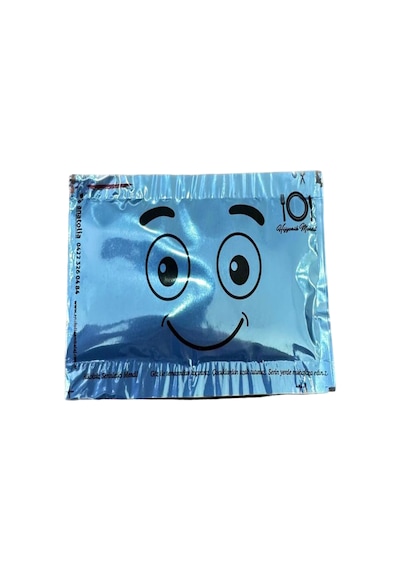 Tek Kullanımlık Islak Mendil 1000 Adet 6x10 CM Emoji Baskılı