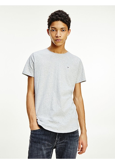 Tommy Hilfiger Tommy Hılfıger Erkek T-shırt Dm0dm09586-p01 Gri