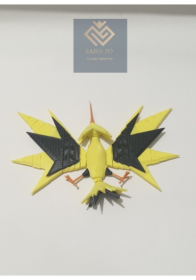 Pokemon Efsanevi Tür Zapdos Figür 25 Cm Hareketli