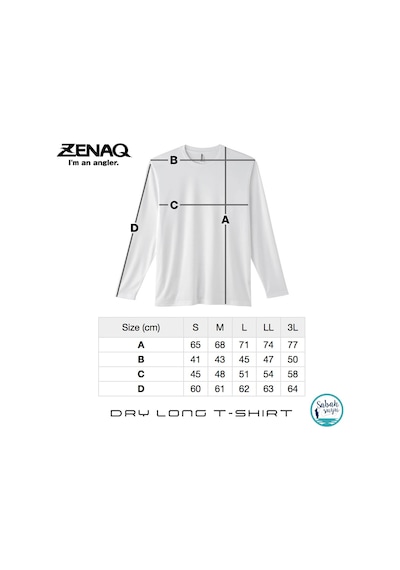 Zenaq Dry Long T-Shirt (Zenaq Logo White / M) Çok Renkli