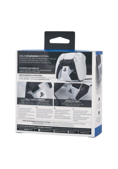 Powera Ps5 Dualsense Şarj İstasyonu Dock Lisanslı Tekli Charging