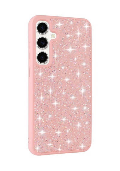 Galaxy Uyumlu S24 Plus Kılıf Parlak Taşlı Tasarım Pırlanta Kılıf
