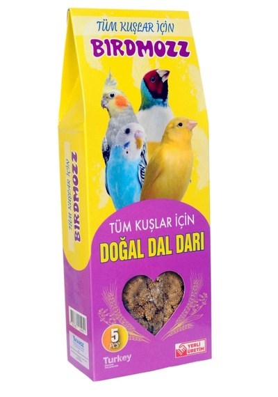 Birdmozz Doğal Kızıl Dal Darı 5'li Paket