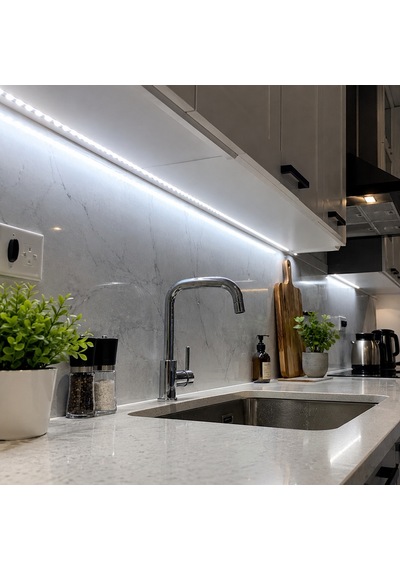 Ack 6500k 10w 120 Led'li Şerit Led 5mt As01-02503 Beyaz