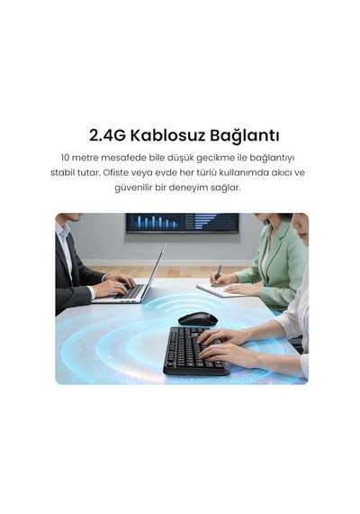 Ghz Kablosuz Klavye Ve Mouse Seti Kl-10 Diğer