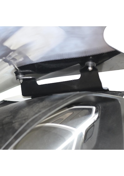 GP Kompozit Honda PCX 125 2018-2020 Uyumlu Ön Cam Siyah 65 cm