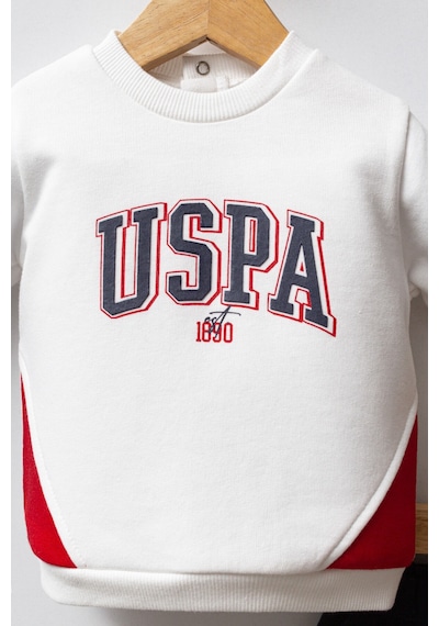 U.S. Polo Assn. Erkek Bebek Beyaz Takım Usb2567-c-v1 Beyaz