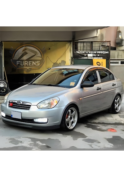 Hyundai Accent Era 2006-2010 Uyumlu H Lip Esnek Ön Lip 2 Parça Karlık Ön Ek Tampon Altı Dil