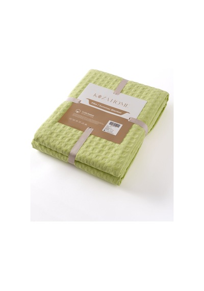 Viva %100 Pamuk Lime Yeşil Pike 200x220 2604 Yeşil