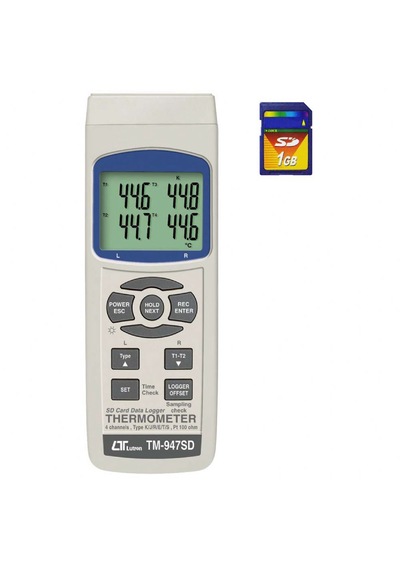 Lutron Tm-947sd - 4 Kanallı Termometre Sıcaklık Ölçer