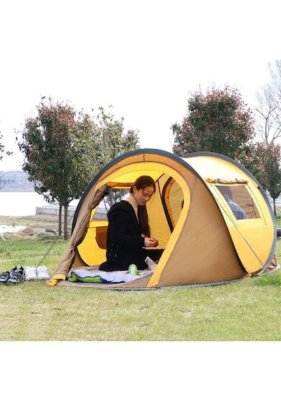 Büro Ev Ofis Kamp Keyfi İçin 220x120x90cm 2kişilik Vagon Tipi 2kapı 2pencere Doğa Çadırı Diğer