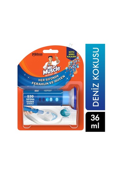Mr.muscle Klozet Jel Yapışkanlı 36 Ml Deniz Kokusu 20'li Paket