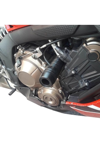 GP Kompozit Honda CBR650F 2014-2018 Uyumlu Motor Koruma Takozu Siyah