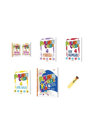 Fenomen Çocuk 4. Sınıf Matematik Türkçe Fen Bilimleri Sosyal Bilgiler Ve Paket Deneme