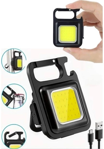 Mıknatıslı Parlak Led Işık 3 Fonksiyonlu Şarj Edilebilir Ledli Mini Taşınabilir