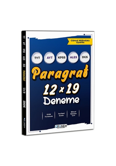 PARAGRAF 12X19 DENEME TAMAMI ÇÖZÜMLÜ