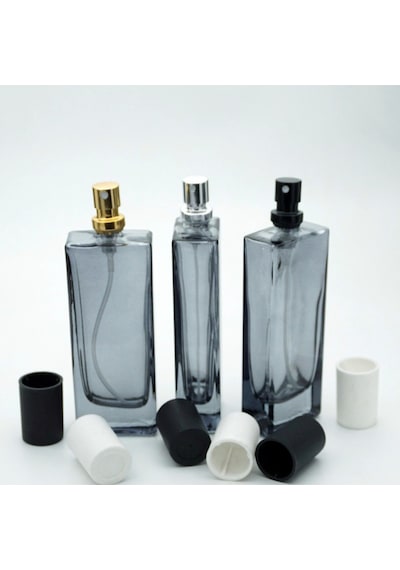 Parfüm Şişesi 50 ML 5 Adet Siyah Boyalı Tower Model Parfüm Şişesi 50 ML 5 Adet Siyah Boyalı Tower Model