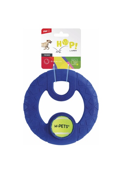 M-pets Hop Frizbi Köpek Oyuncağı 23x23x1.5 Cm Sarı/mavi