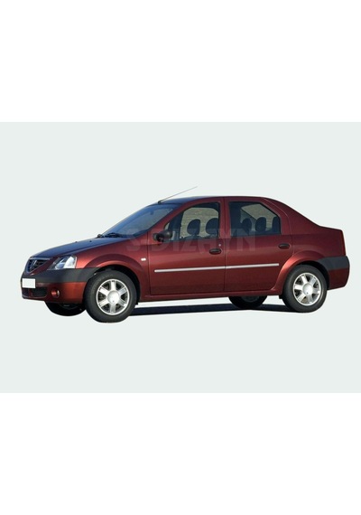 S-Dizayn  Dacia Logan Krom Yan Kapı Çıtası 4 Prç 2005-2013