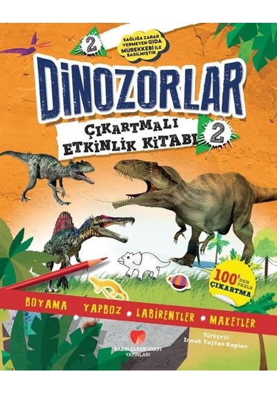 Dinozorlar Çıkartmalı Etkinlik Kitabı - 2 - Penny Worms - Sabri Ülker Vakfı